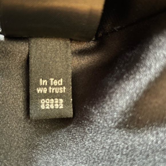 Ted Baker Rosa Kensington Black Floral Sleeveless Flare Midi Dress US Size 12 - Picture 15 of 16